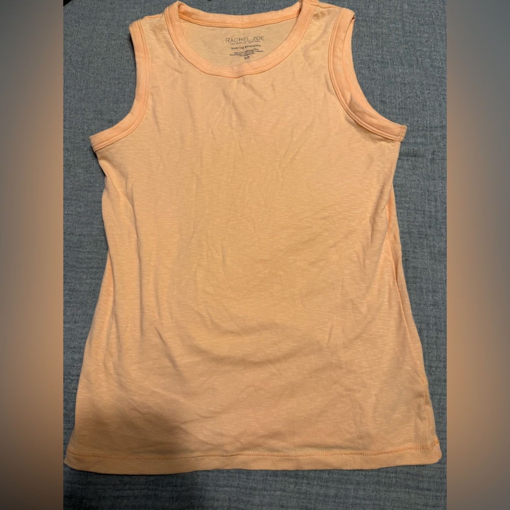 Rachel Zoe Peach Sleeveless Top